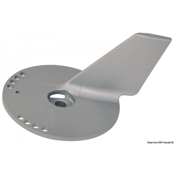 Suzuki DF60/140 coda di carpa in alluminio con fori - N°2 - comptoirnautique.com