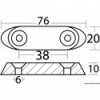 Anodo a piastra di zinco 40/50 HP 4 tempi - N°2 - comptoirnautique.com