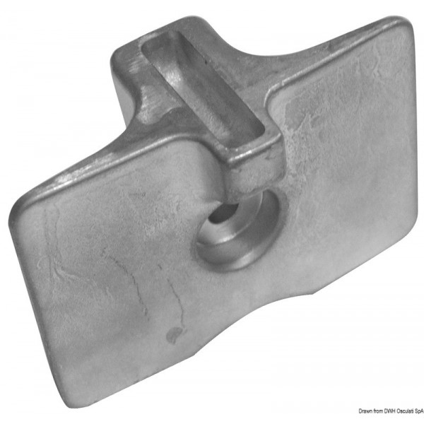 Yamaha Aluminium Plakette 80 x 58 mm - N°2 - comptoirnautique.com