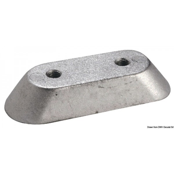 Anodo di alluminio p. Honda esclusi i bordi- - N°1 - comptoirnautique.com