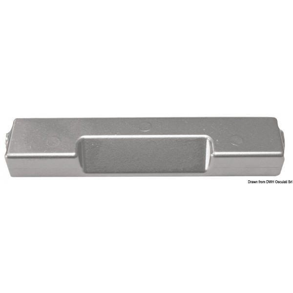 Anode aluminium cavalier p. hors-bords 60/300 HP  - N°1 - comptoirnautique.com 