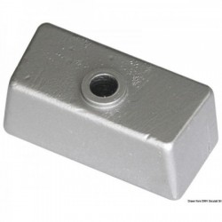 Piede a cubo in alluminio