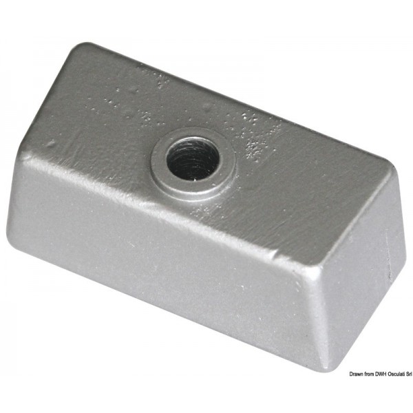 Piede a cubo in alluminio - N°1 - comptoirnautique.com