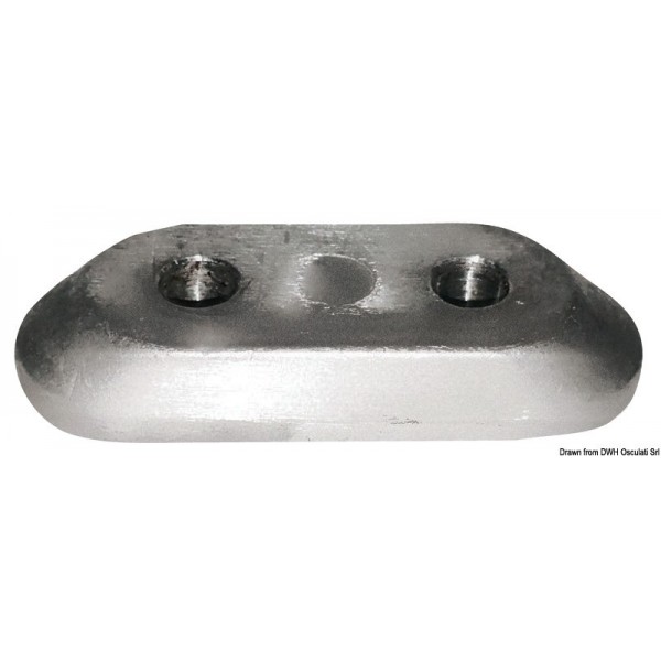 JOHNSON/EVINRUDE G2 aluminum plate-200/300 series - N°1 - comptoirnautique.com