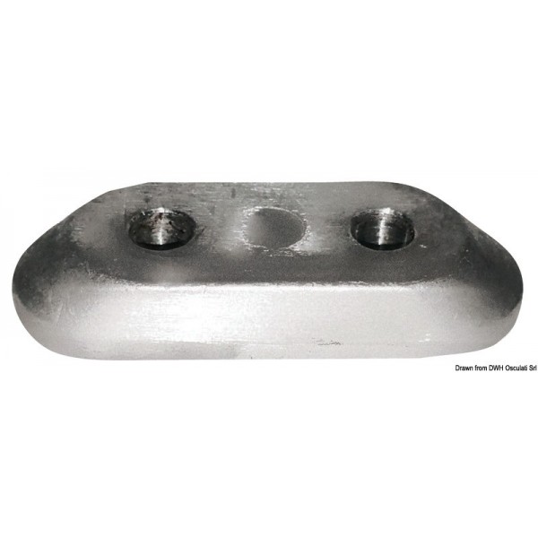 JOHNSON/EVINRUDE G2 piastra in alluminio-serie 200/300  - N°1 - comptoirnautique.com