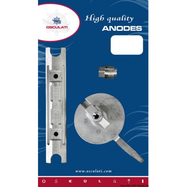 Yamaha 80/100 HP outboard anode kit - N°1 - comptoirnautique.com