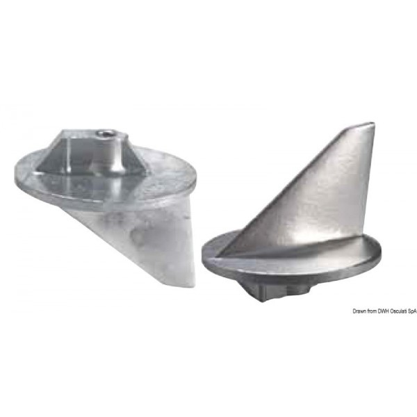 Queue de carpe court Mercury 40-225 HP aluminium  - N°1 - comptoirnautique.com