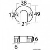 Pie de ánodo Mercruiser - N°2 - comptoirnautique.com
