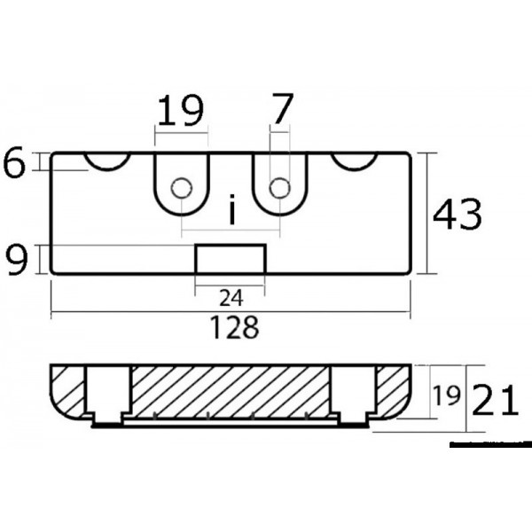 Aluminium anode for Verado ref. orig. 880653 - N°2 - comptoirnautique.com