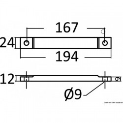 Aluminium bar anode for Verado