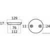 Ânodo de flange de zinco para Verado - N°2 - comptoirnautique.com