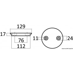 Aluminium flange anode for...