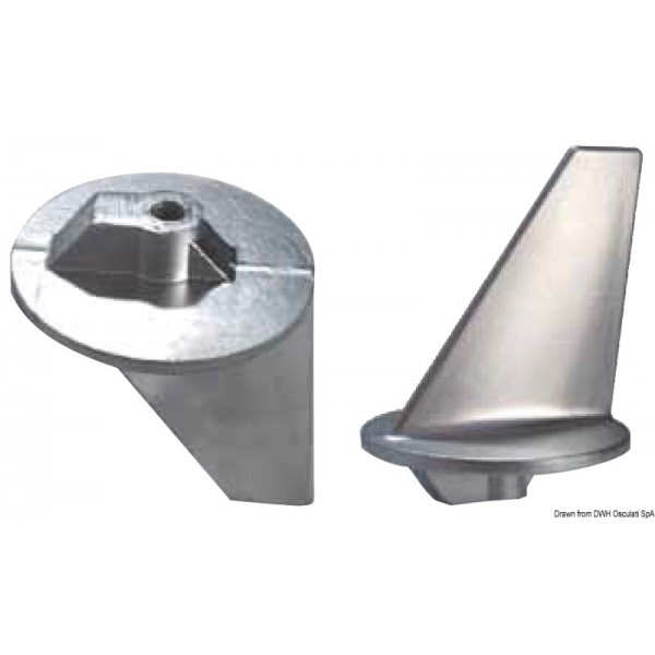 Coda di carpa in zinco per azionamenti Z- - N°1 - comptoirnautique.com