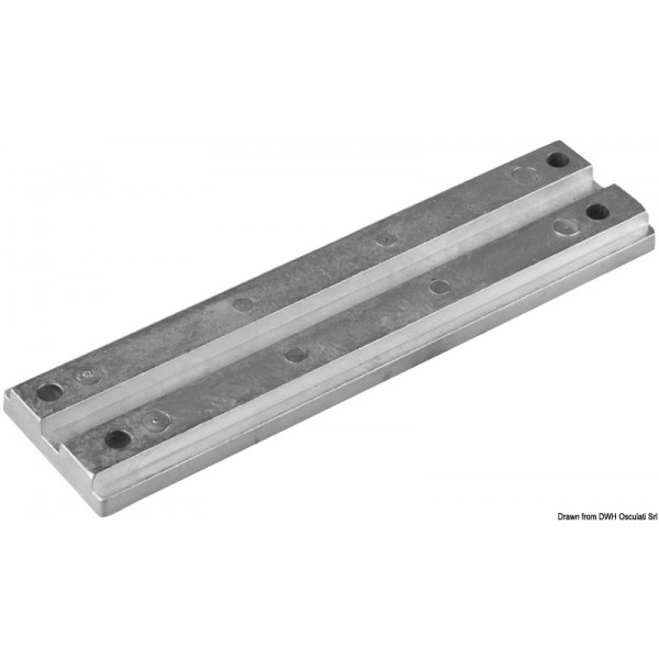 Anode zinc barre moteurs Mercury/Mariner 30/200HP  - N°1 - comptoirnautique.com