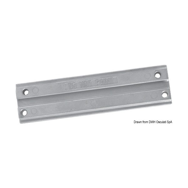 Anode zinc barre moteurs Mercury/Mariner 30/200HP  - N°3 - comptoirnautique.com