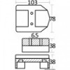 Anode zinc p. groupes arrières Mercruiser  - N°2 - comptoirnautique.com