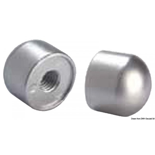 Anode zinc feet Alpha/Bravp 120 HP - N°1 - comptoirnautique.com