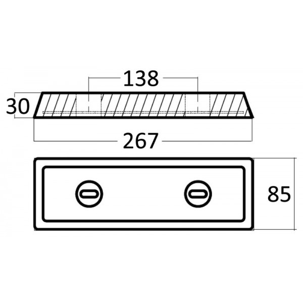 Aluminium bar A - N°2 - comptoirnautique.com