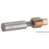 Anodo zinco ottone scambiatore di calore. 1/2'' BSPT 67x15