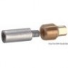 Anodo zinco ottone scambiatore di calore. 1/2'' BSPT 57x16