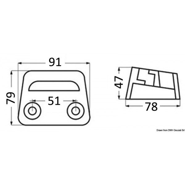 Piede anodico OMC Cobra DuoProp in alluminio - N°2 - comptoirnautique.com