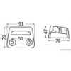 Piede anodico OMC Cobra DuoProp in alluminio - N°2 - comptoirnautique.com
