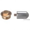 Anodo con tappo in zinco-ottone da 3/8"