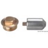 Anode with zinc-plated brass plug 3/8" - N°1 - comptoirnautique.com 