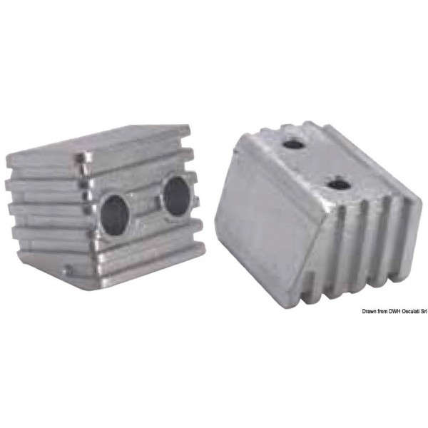 Anode pied zinc Volvo DPX  - N°1 - comptoirnautique.com