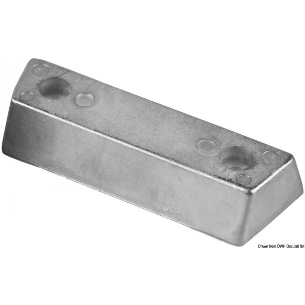 Anode base zinc Duo Prop 852835-8  - N°1 - comptoirnautique.com