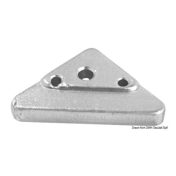 Anode pied zinc DPX  - N°1 - comptoirnautique.com