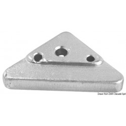 Anodo a piede in alluminio DPX