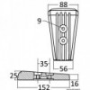 Anode foot zinc Volvo SX/DPS - N°2 - comptoirnautique.com