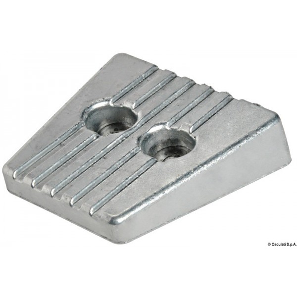 Piede anodico zinco Volvo 63 x 91 mm - N°1 - comptoirnautique.com