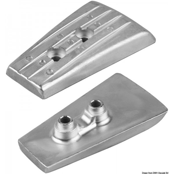 Anodo di alluminio p. Volvo Penta DP 3863206/3588746 - N°1 - comptoirnautique.com