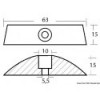 Paar Zinkanoden für Faltpropeller - N°2 - comptoirnautique.com