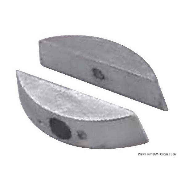 Coppia di anodi in alluminio per eliche pieghevoli - N°1 - comptoirnautique.com