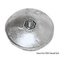 Rosa Anode für Ruder Ø 90mm...