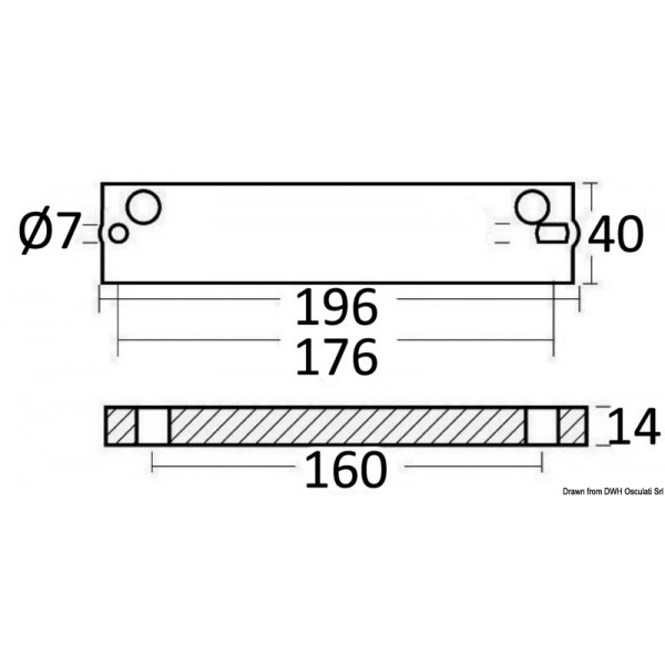 Anode Stab aus Zink 40/70 HP 4-Takt - N°2 - comptoirnautique.com