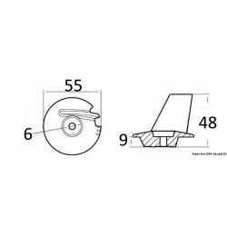 Tohatsu aluminio cola de...