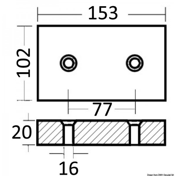 Anode für Getriebe Gewicht 2,130 - N°2 - comptoirnautique.com 