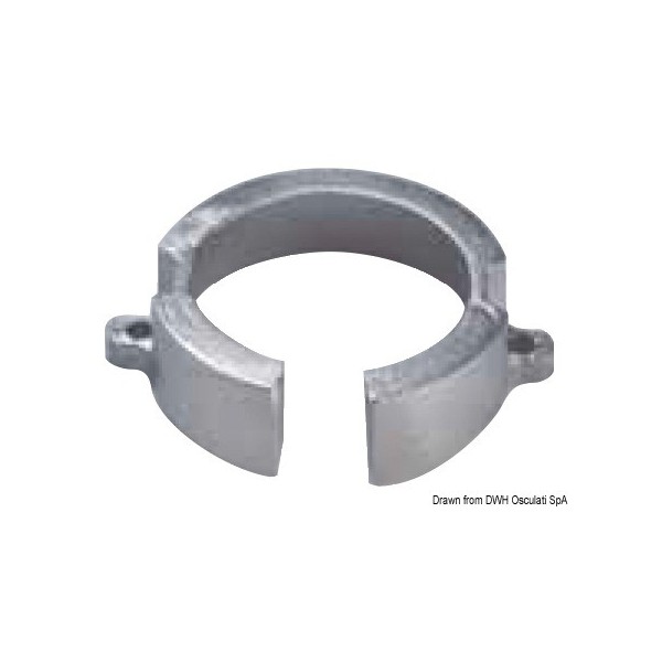 Anodo di alluminio su albero elica Mercruiser Bravo I - N°1 - comptoirnautique.com