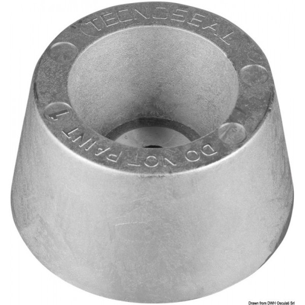 Anodo circolare in alluminio da fissare con un bullone - N°1 - comptoirnautique.com