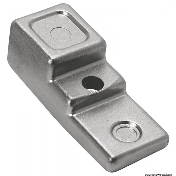 Anode plaque zinc p. Suzuki 60/140 HP 4 temps  - N°1 - comptoirnautique.com 