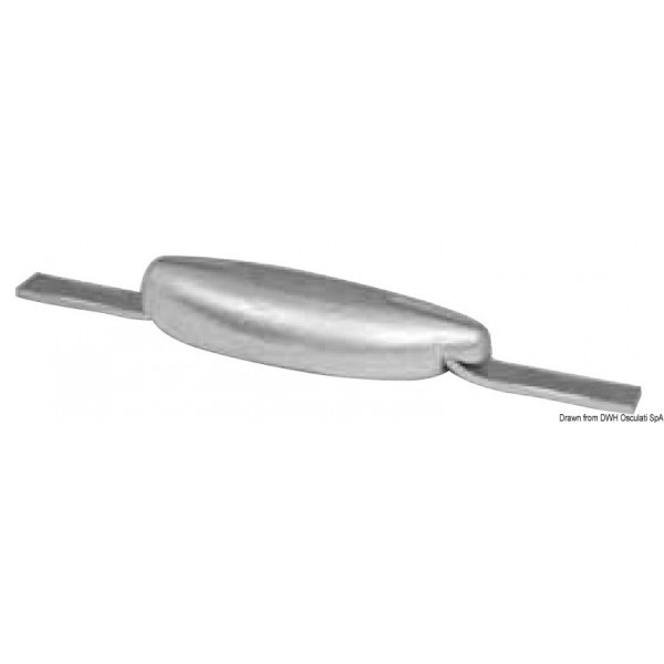 Aluminium anode 390 g - N°1 - comptoirnautique.com