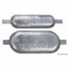 Anodo ovale con intaglio 215x90x30 mm
