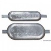 Oval anode with notch 215x90x30 mm - N°1 - comptoirnautique.com