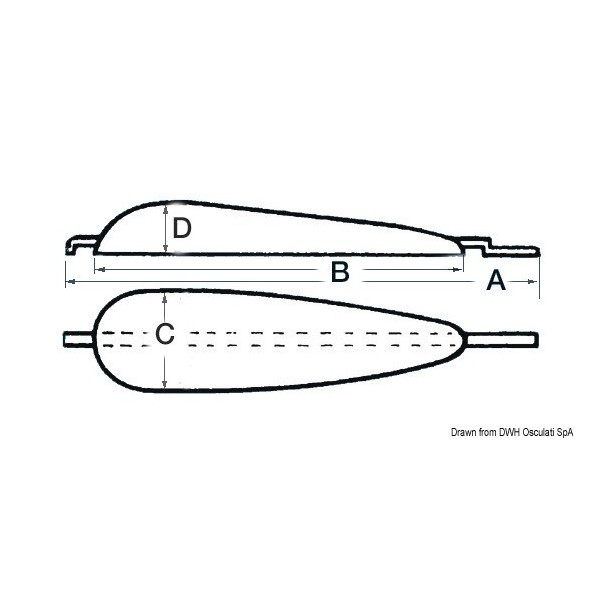 Anode à souder 5000g  - N°1 - comptoirnautique.com