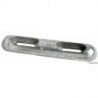 Anodo imbullonato in zinco 320x65 mm