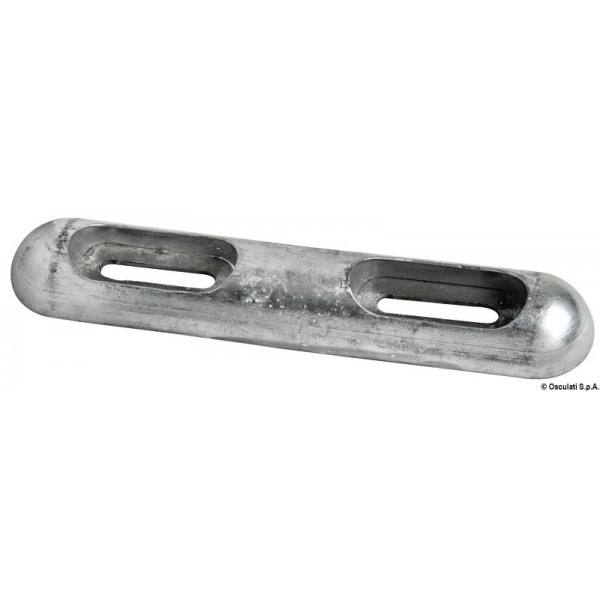 Anode à boulonner aluminium 320x65 mm  - N°1 - comptoirnautique.com 